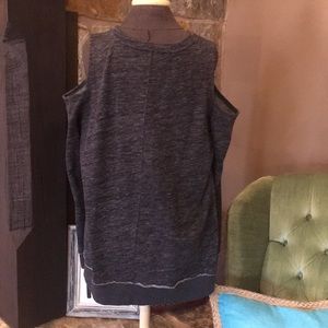 Calvin Klein cold shoulder sweatshirt